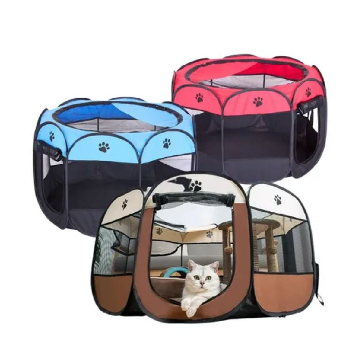 Corral Para Mascotas Plegable